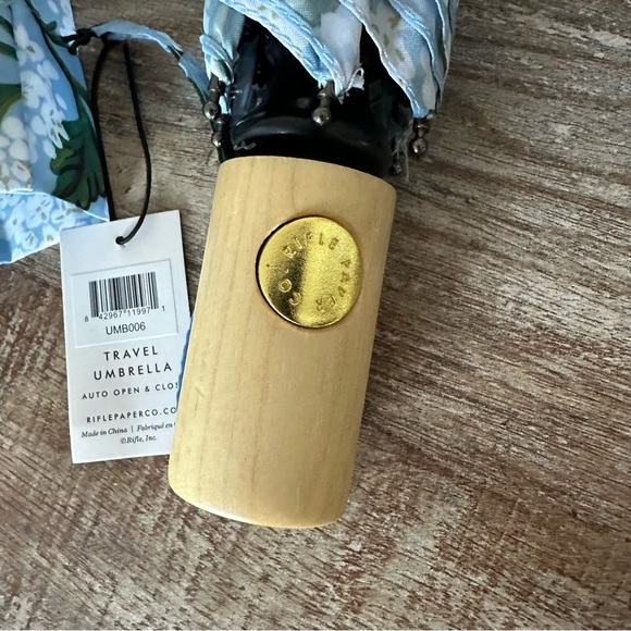 RIFLE PAPER CO. Umbrella, Printed in Full Color, Hydrangea - Picture 12 of 13